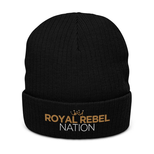 Royal Rebel - A Royal Nation Ribbed knit beanie
